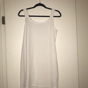 T-Alexander Wang White Cotton Tank Dress